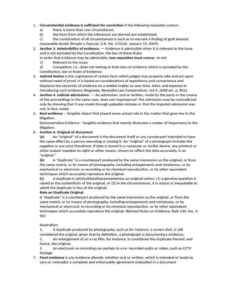 Evidence Finals | PDF | Evidence (Law) | Witness