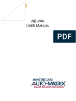 NB-VAV User Manual