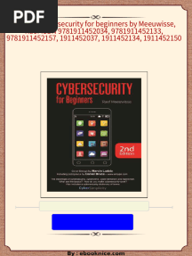Get (Ebook) Cybersecurity for beginners by Meeuwisse, Raef ISBN 9781911452034, 9781911452133, 9781911452157, 1911452037, 1911452134, 1911452150 free all chapters