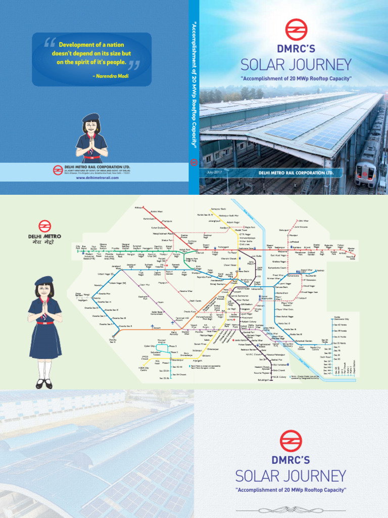 DMRC Achieves 20 MWp Solar Capacity | PDF | Solar Power | Photovoltaics