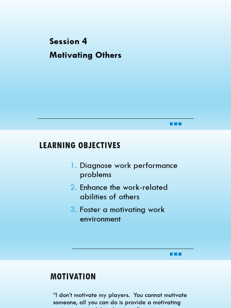 Motivating employees | PDF | Motivational | Motivation