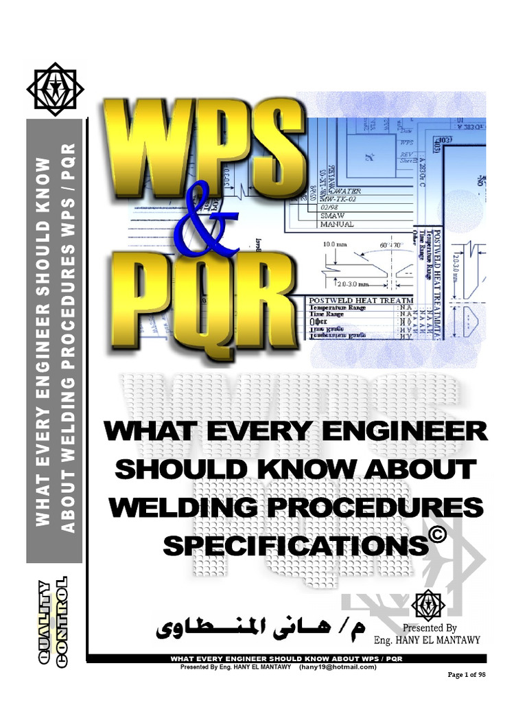 Essential Guide to WPS and PQR for Engineers | PDF | Welding | Construction
