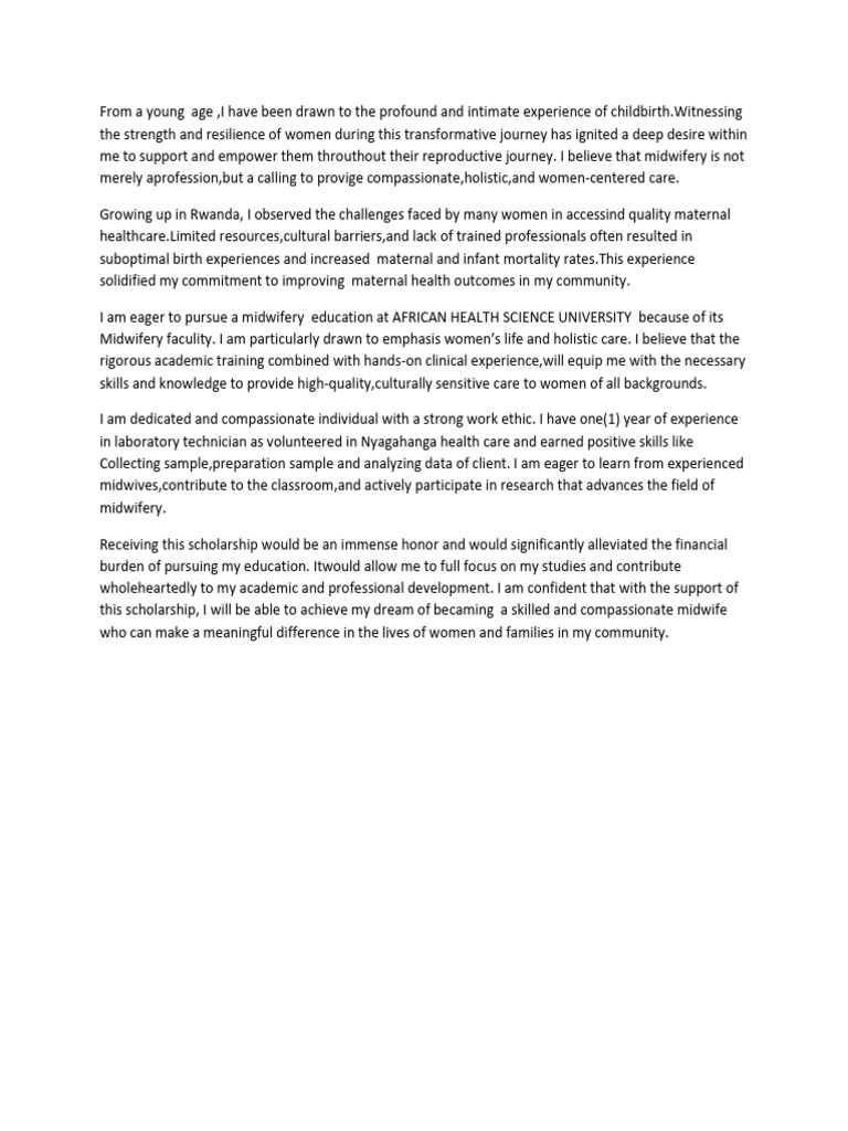 Personal Statement | PDF