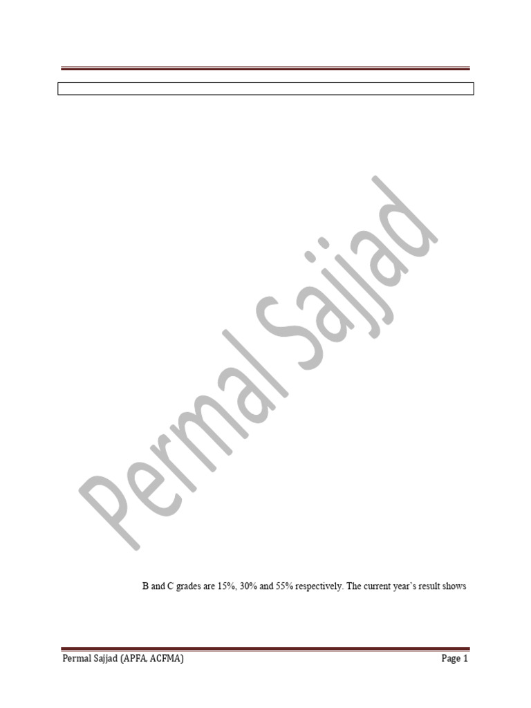 Permal Sajjad QM Assignment Insights | PDF | Mean | Standard Deviation
