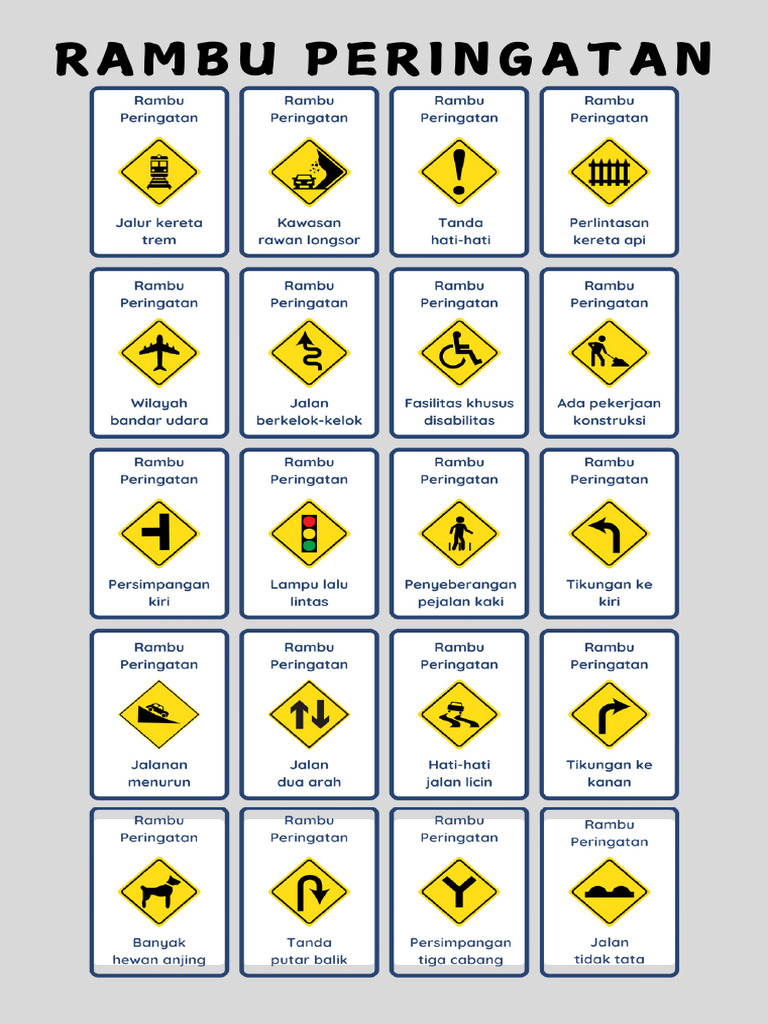 RAMBU PERINGATAN - PDF (21 X 33 CM) | PDF