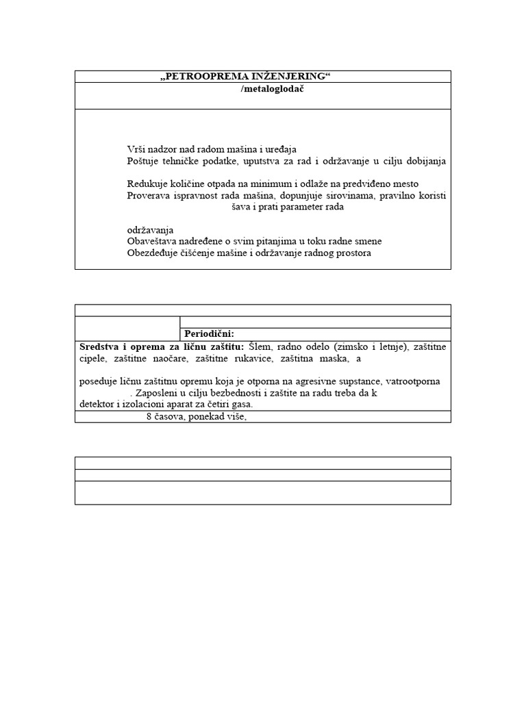 Procena Rizika - Metalostrugar | PDF