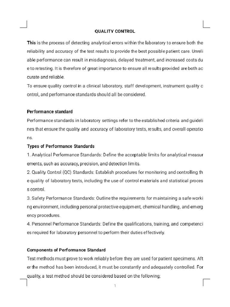 Quality Control - Phoenix | PDF