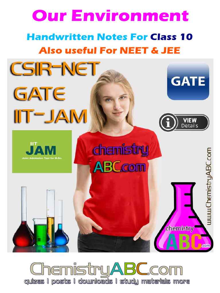 Class 10 Environment Notes for NEET/JEE | PDF
