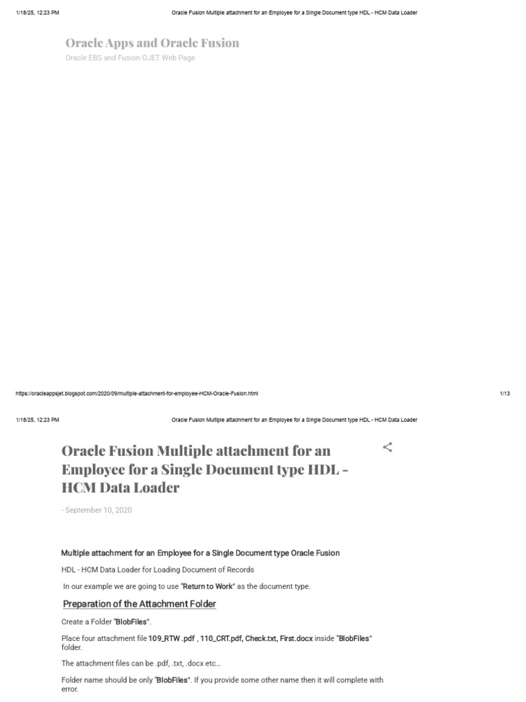 HCM Data Loader: Employee Document Upload | PDF | Software | Computing