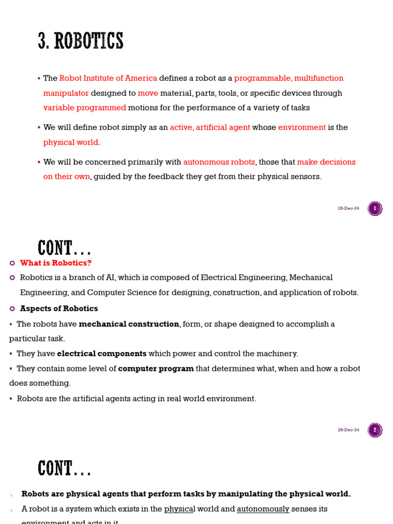 Understanding Autonomous Robotics Basics | PDF | Robotics | Robot