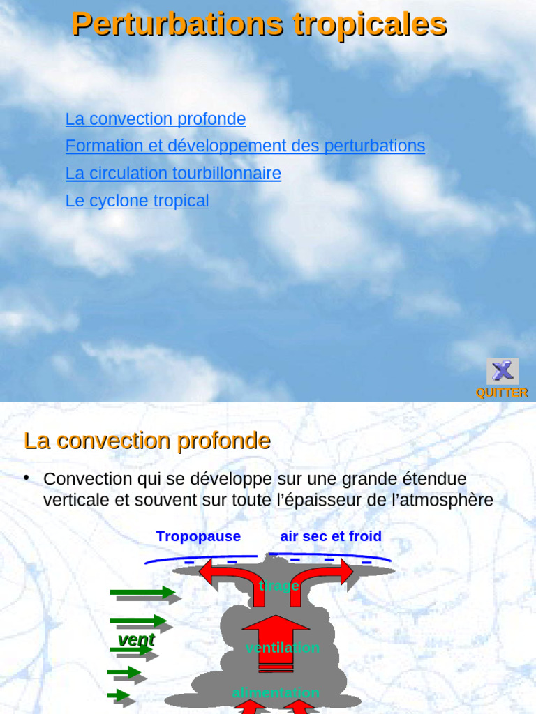 Convection profonde et cyclogénèse tropicale | PDF | Convection | Plaie
