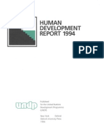 UNDP Human Development Report 1994 I