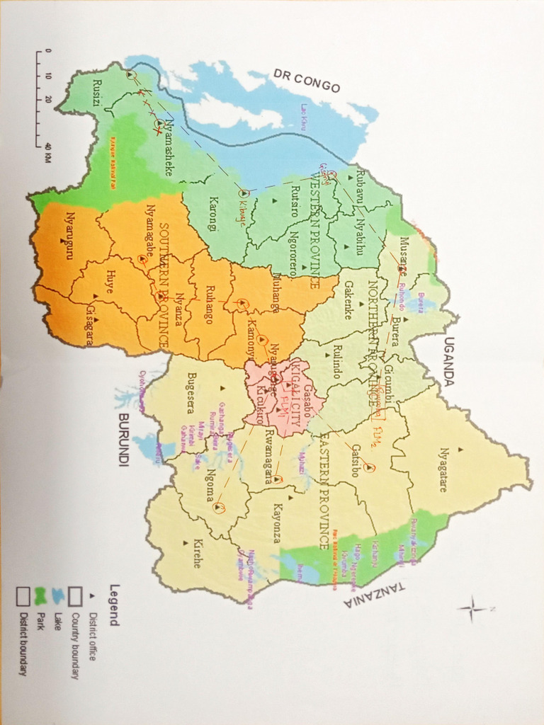 Rwanda District Maps Overview | PDF
