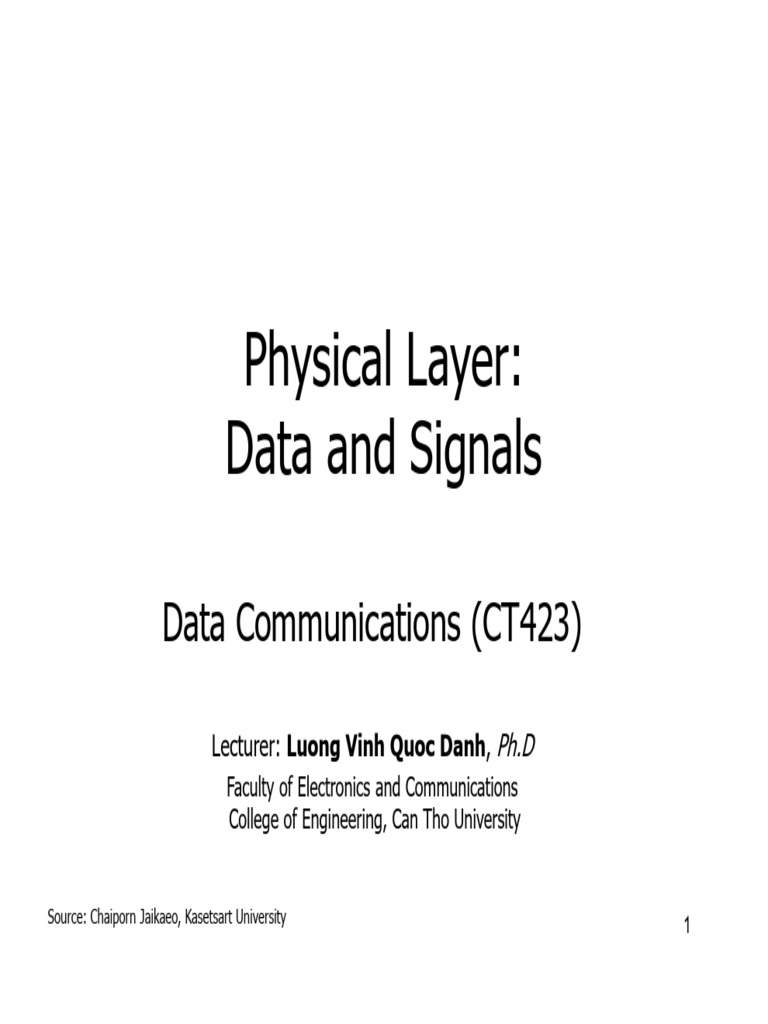Data and Signals in Communications | PDF | Decibel | Bandwidth (Signal ...