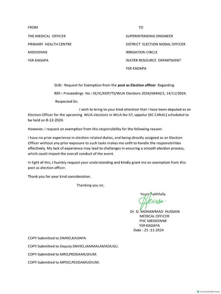 Election Letter | PDF