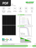 Waree Panels Data Sheet | PDF | Sustainable Technologies | Electricity
