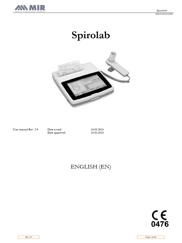 Spirolab User Manual Rev. 2.9 | PDF | Electrostatic Discharge | Electricity
