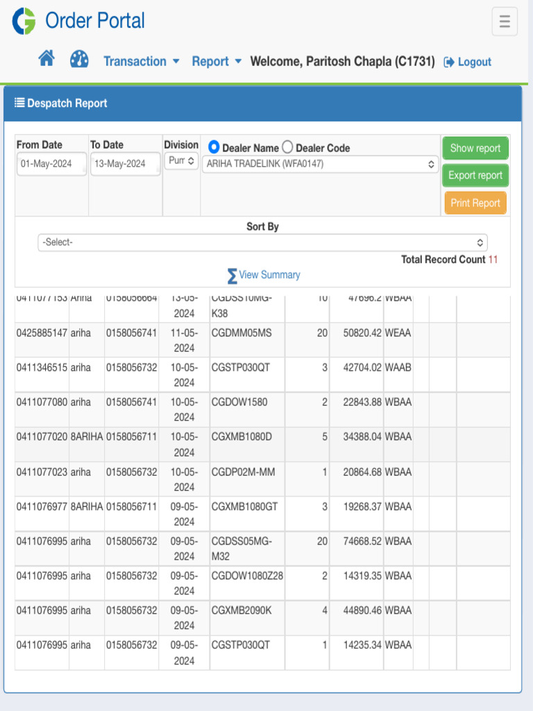 Despatch Report 4 | PDF