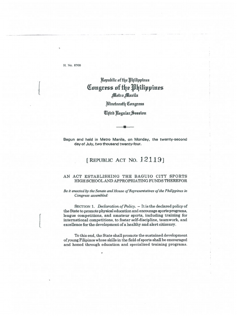 Ra 12119 2025 | PDF