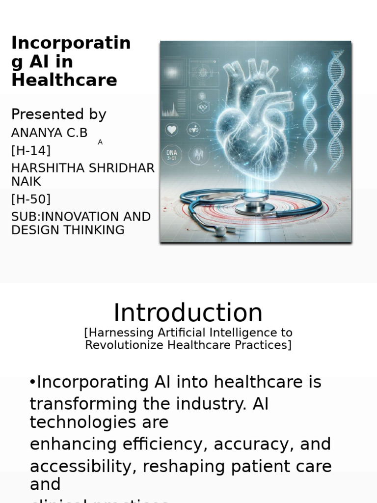 AI Integration in Healthcare Practices | PDF