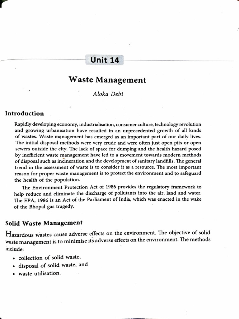 Waste Management | PDF | Waste | Electronic Waste