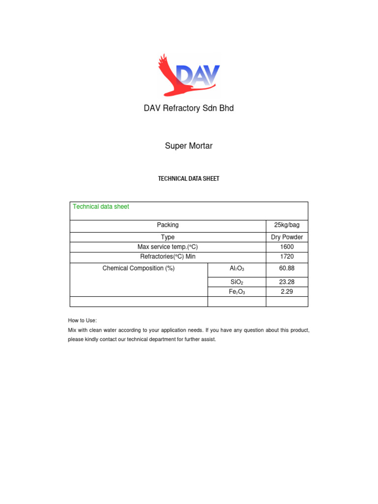 DAV Super Mortar | PDF