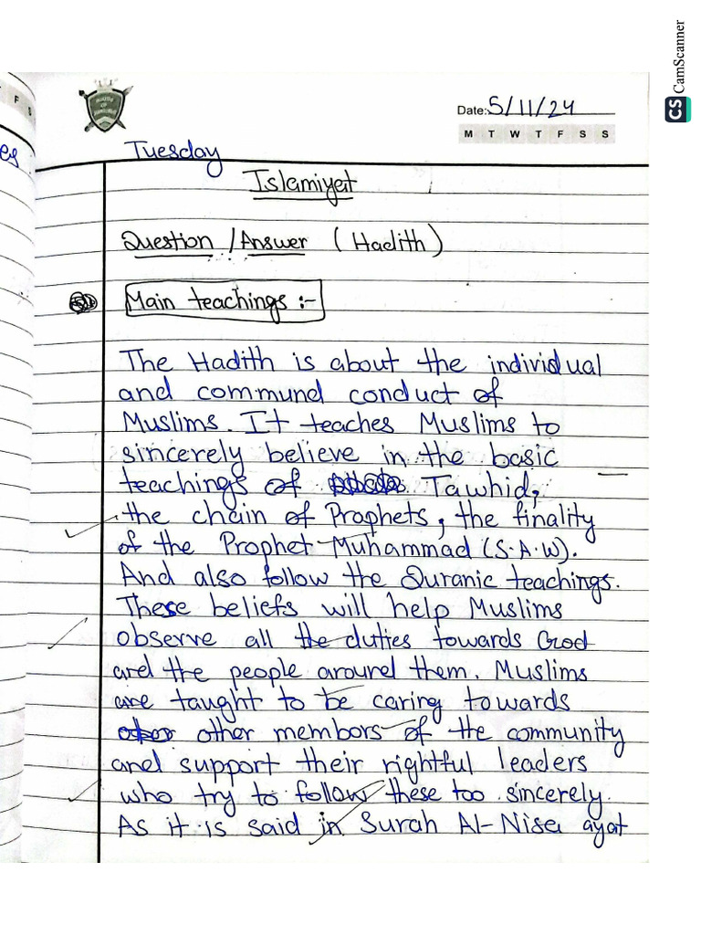 Islamiyat notes | PDF