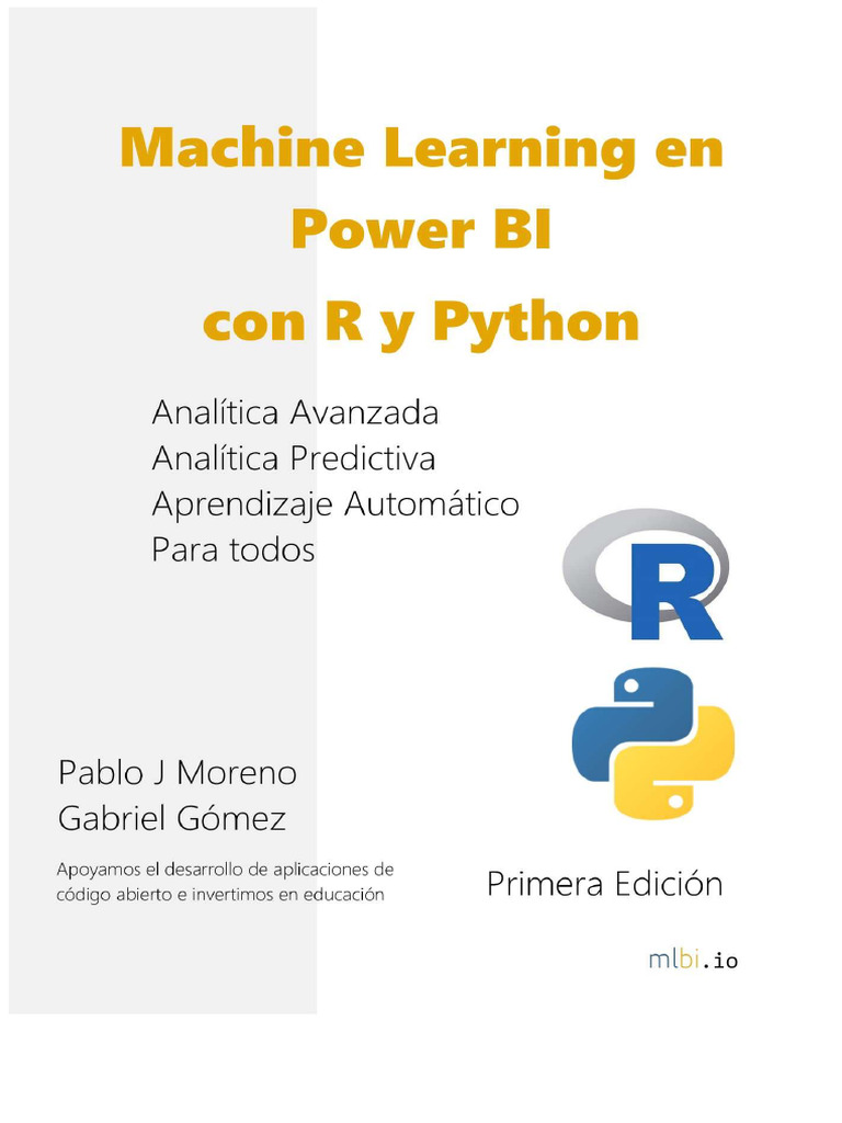 Libro - Machine Learning en PBI Con Py y R | PDF
