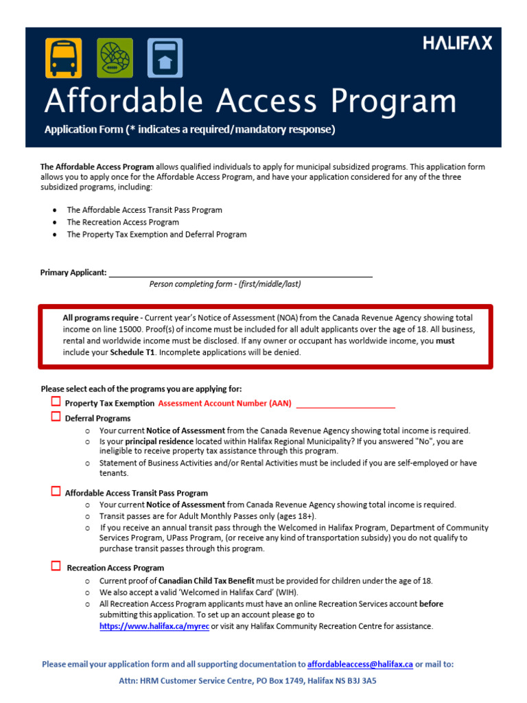 CC Affordableaccessprogrampdf Updated 2024 | PDF | Property Tax | Taxes
