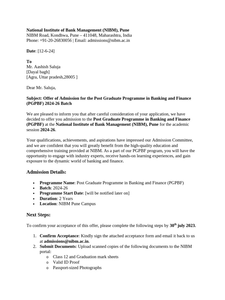 nibm ol | PDF