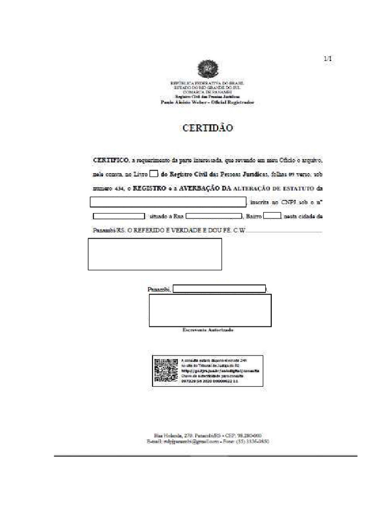 5 - 2 - 8 - Certidao - de - Existencia - Juridica 2 | PDF