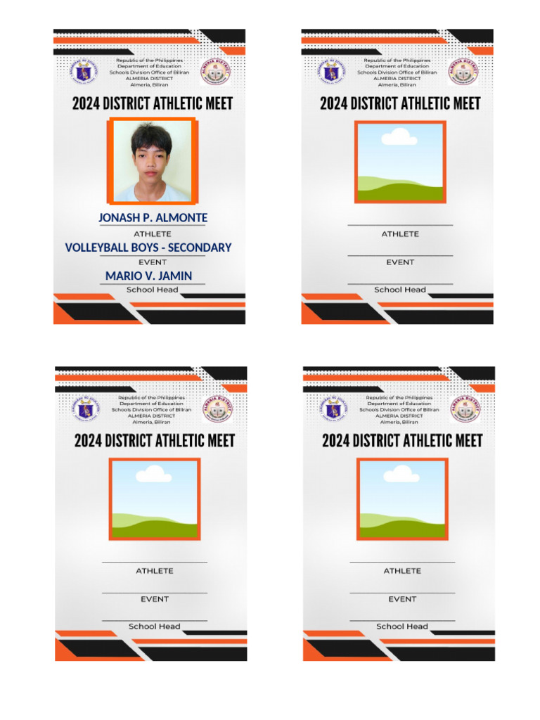 Volleyball Boys Team - Mario V. Jamin | PDF