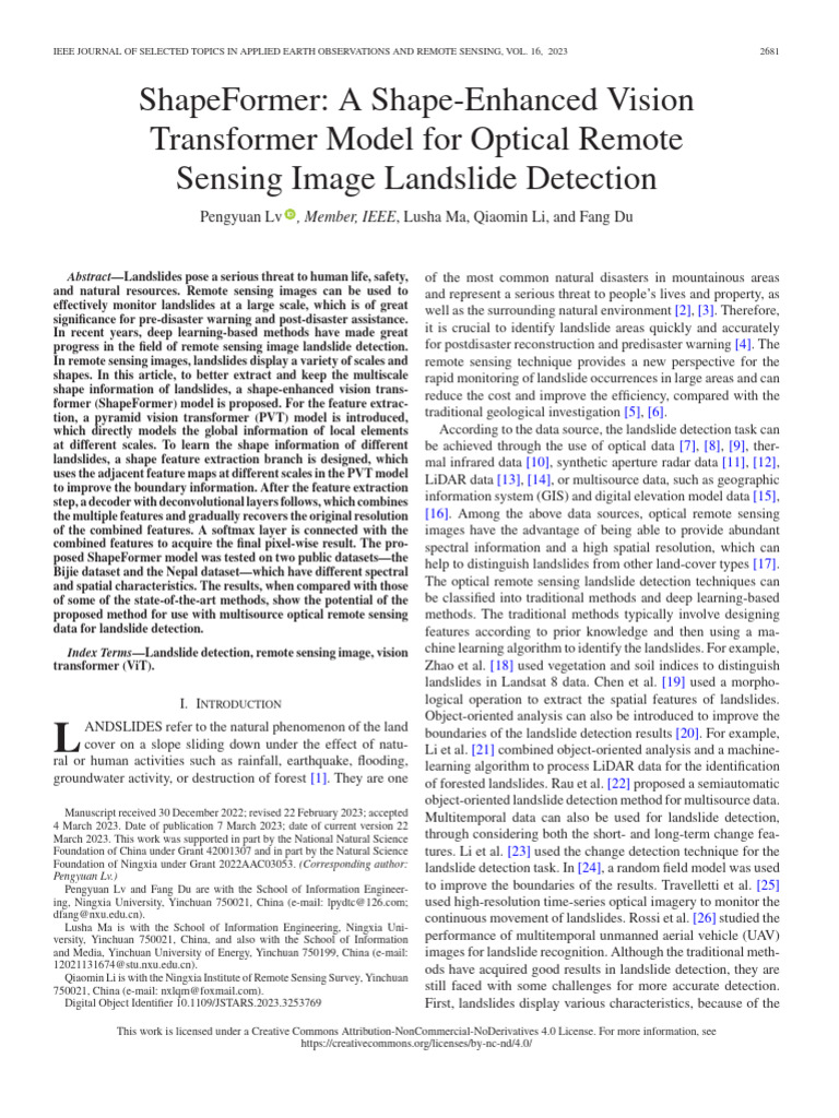 Shapeformer: A Shape-Enhanced Vision Transformer Model For Optical ...