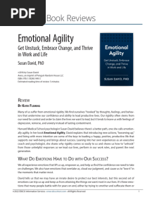 Emotional Agility