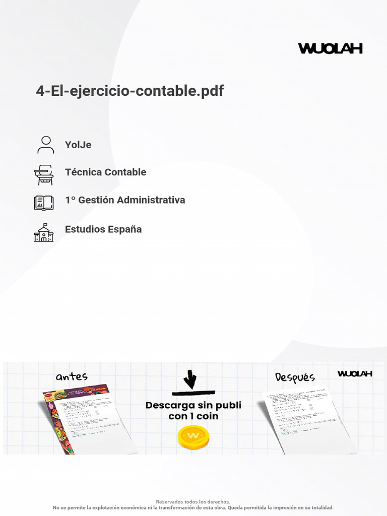4-El-Ejercicio-Contable RESUMEN | PDF | Contabilidad | Business