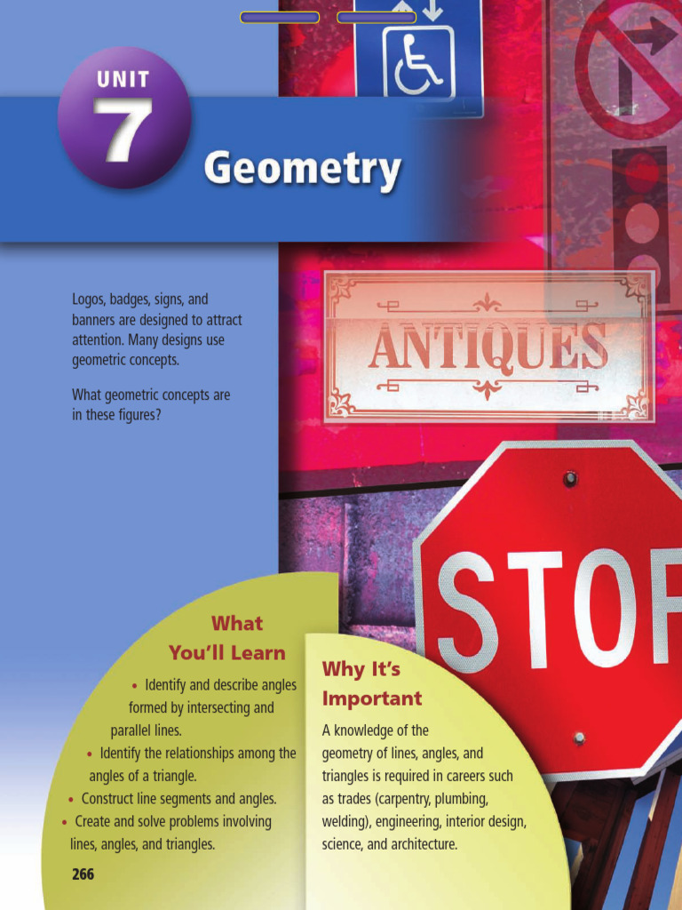 Grade8 Mms Unit 7 Geometry | PDF | Triangle | Classical Geometry