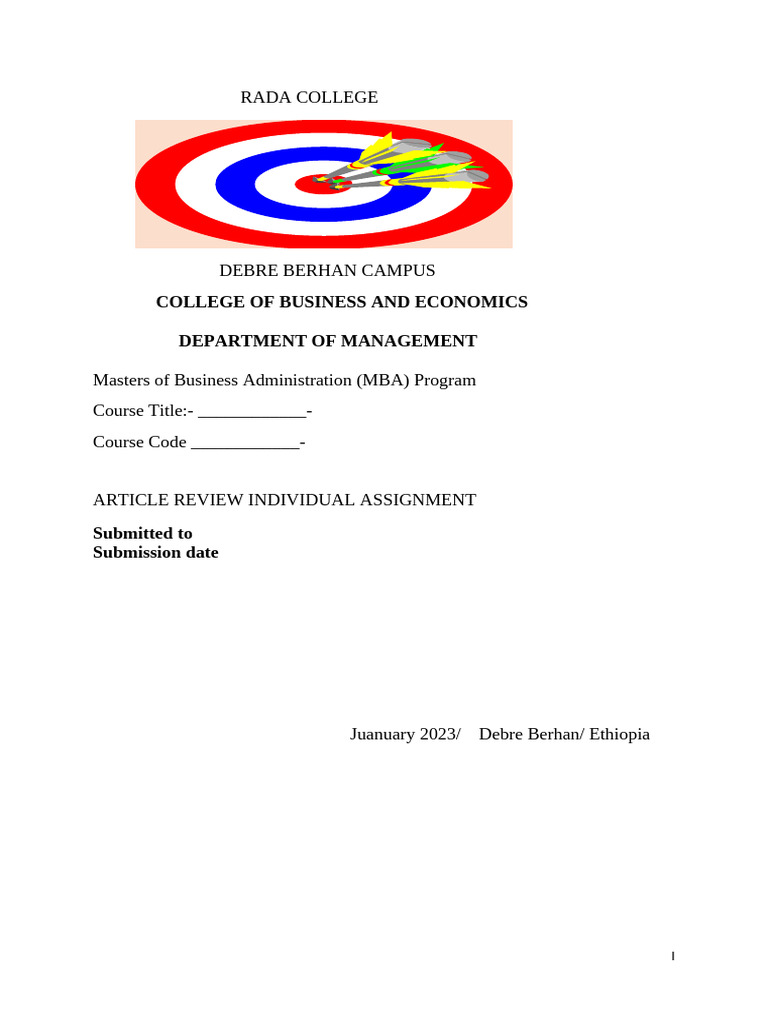 Assignment 2023 pdf swot analysis strategic management