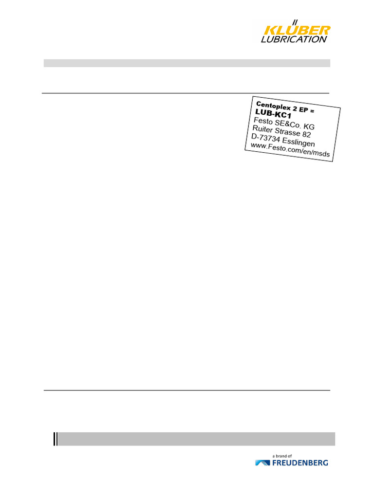 Ficha de Seguridad: Centoplex 2 EP | PDF