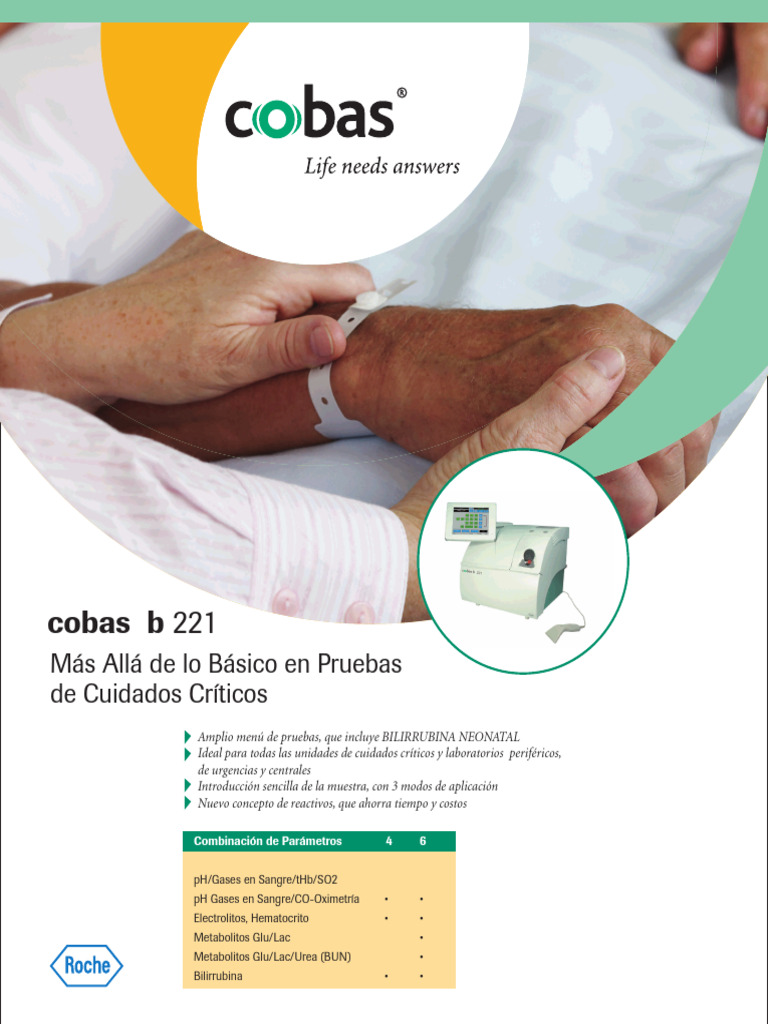 Manual Cobas B221 en Español PDF | PDF