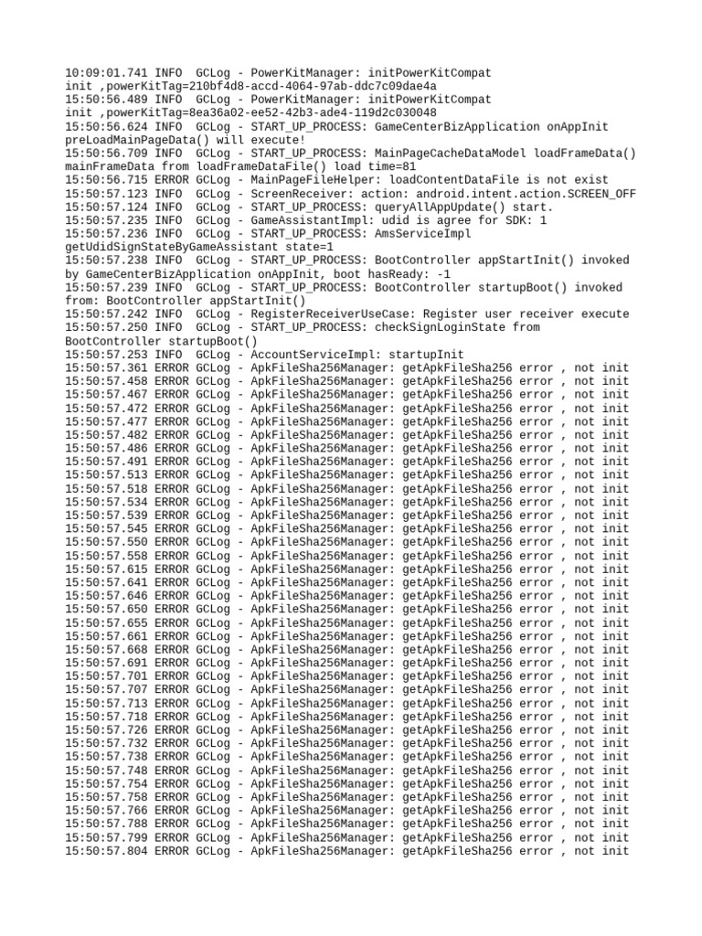 PowerKitManager Initialization Logs | PDF | Cyberspace | Computer ...