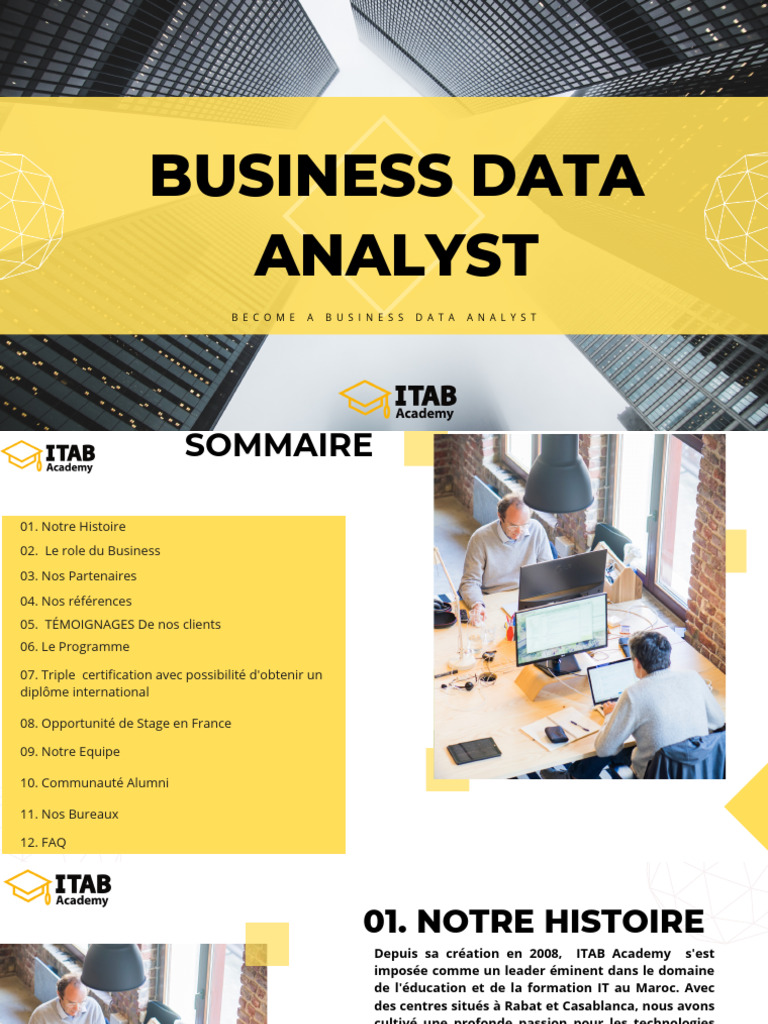 Formation Business Data Analyst | PDF | Science des données | Apache Spark