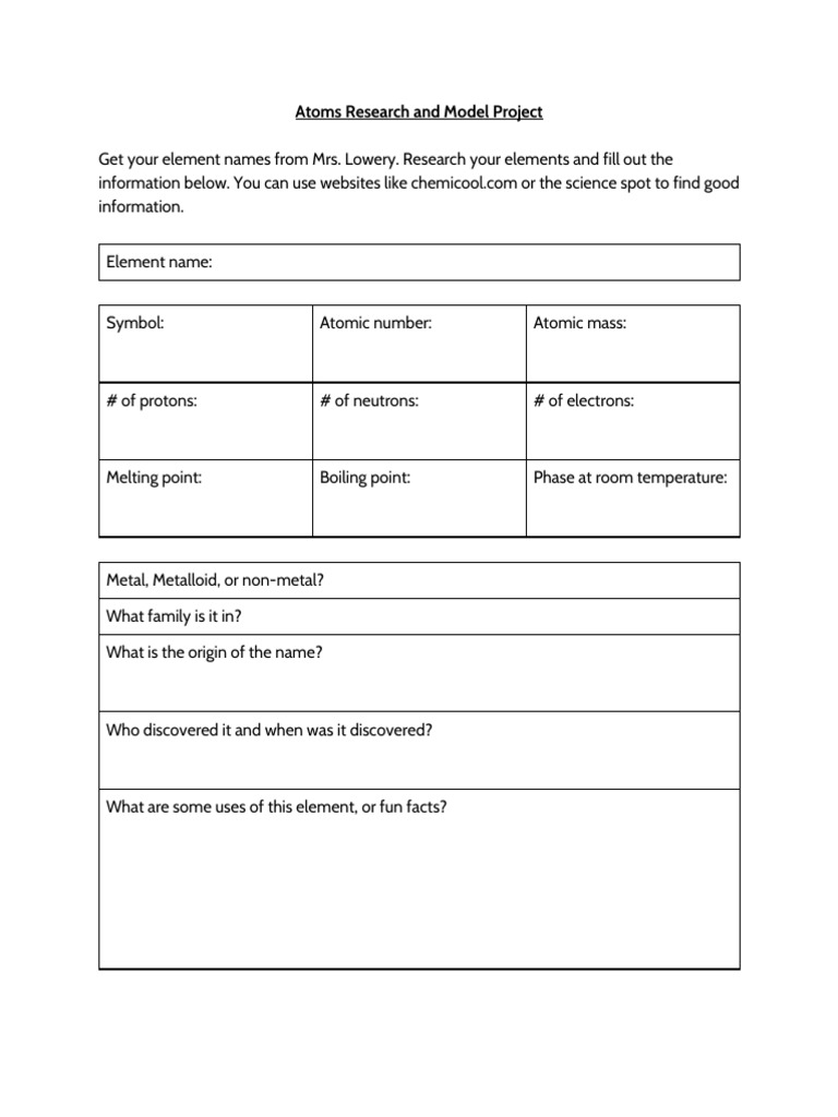 Atomsresearchandmodel 1 | PDF