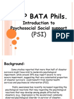 Understanding Psychosocial Social Support (PSI