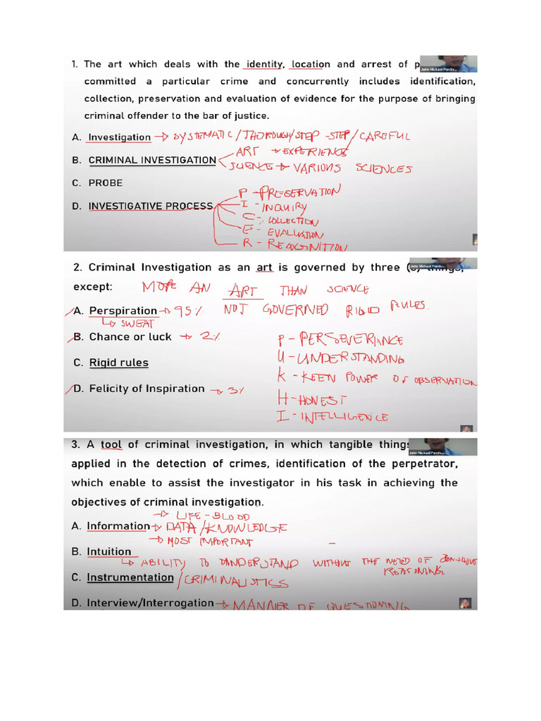 CDI Notes Q and A | PDF