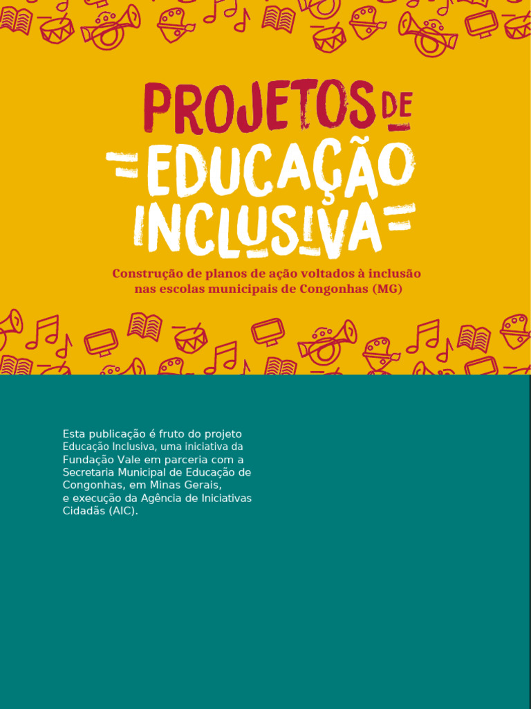Projeto de Educação Inclusiva | PDF | Inclusão (Educação) | Pedagogia
