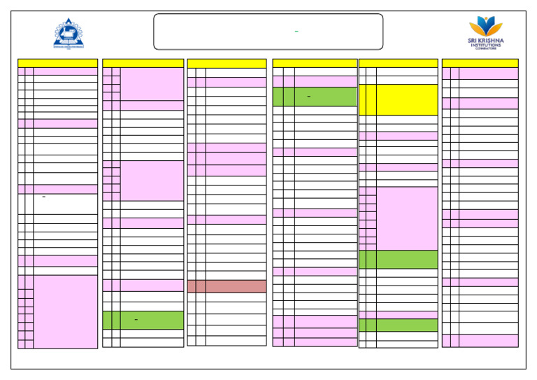 Ii Iii Iv V Yr Students Academic Calendar 2024 2025 Even | PDF ...