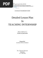 Detailed Lesson Plan About Force and Motion | PDF | Force | Lesson Plan