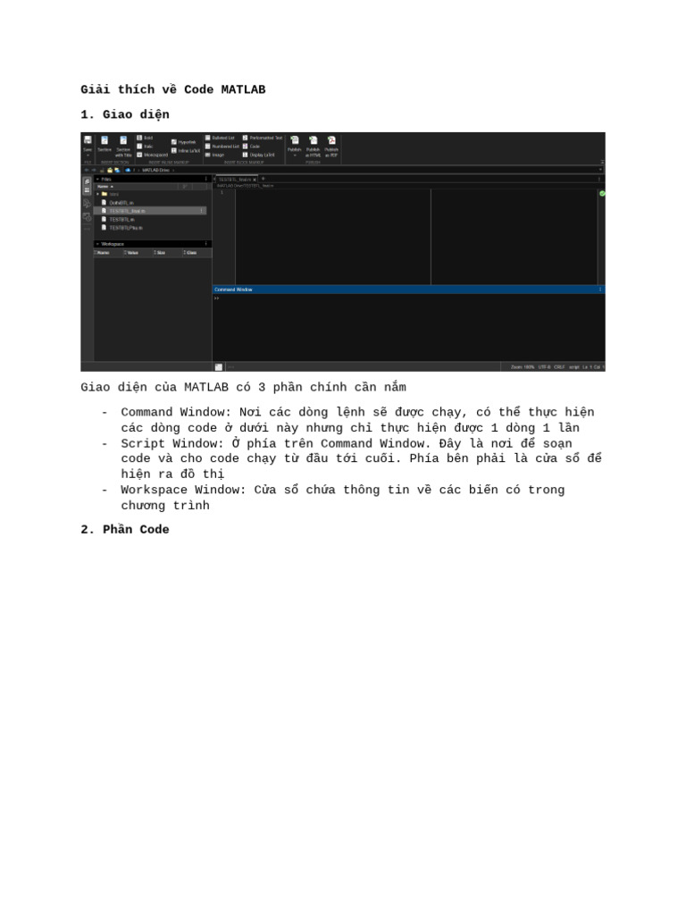 Giải thích về Code | PDF