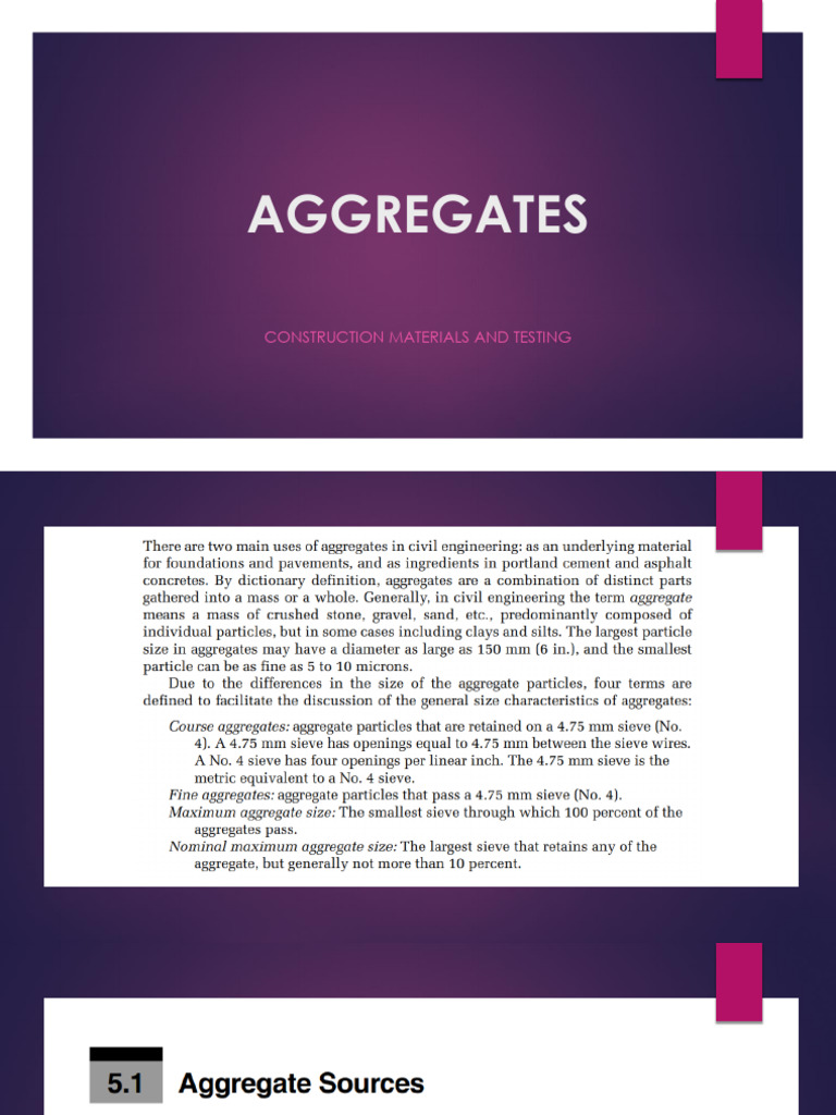 AGGREGATES | PDF