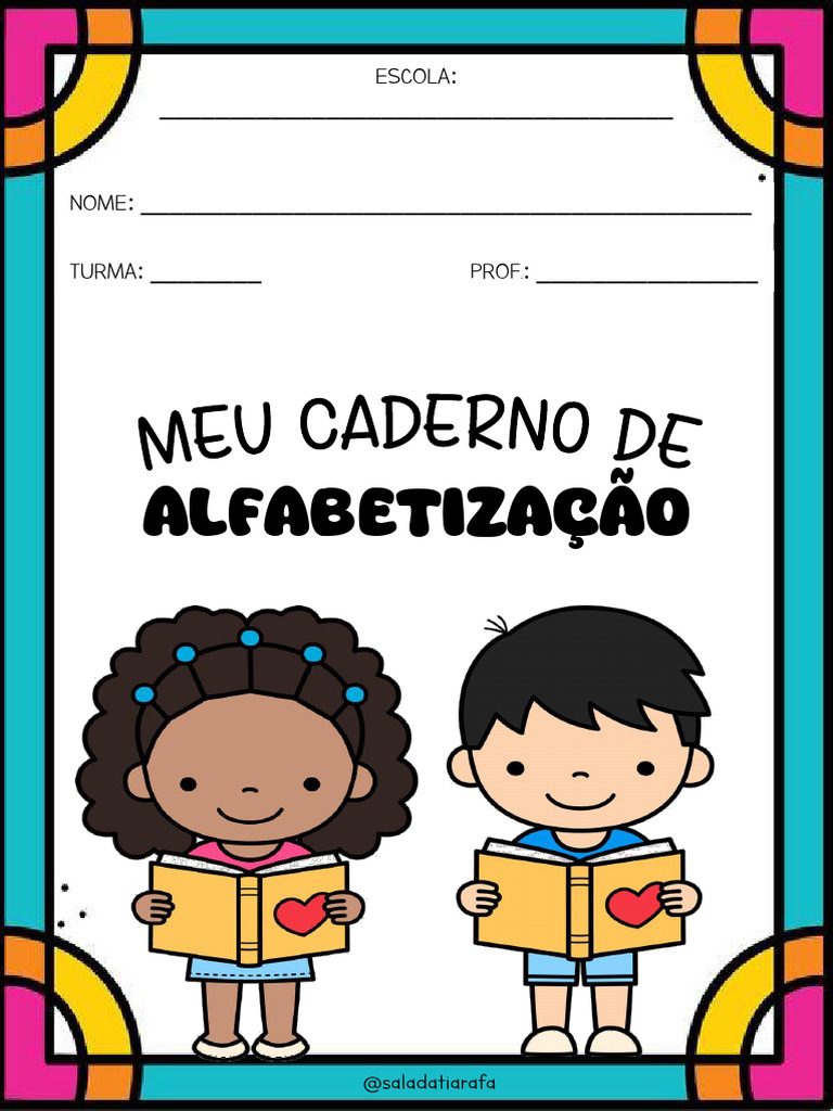 Caderno de Alfabetização 1º Ano | PDF | Sílaba | Vogal